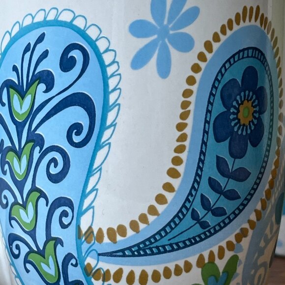 Royal Norfolk Blue Paisley 2 Mugs - Picture 8 of 15